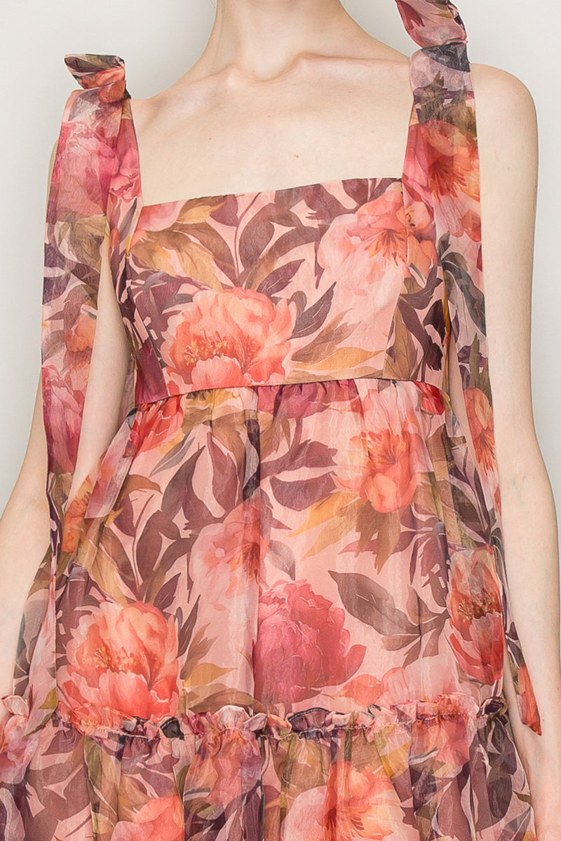 Vestido Organza Midi
