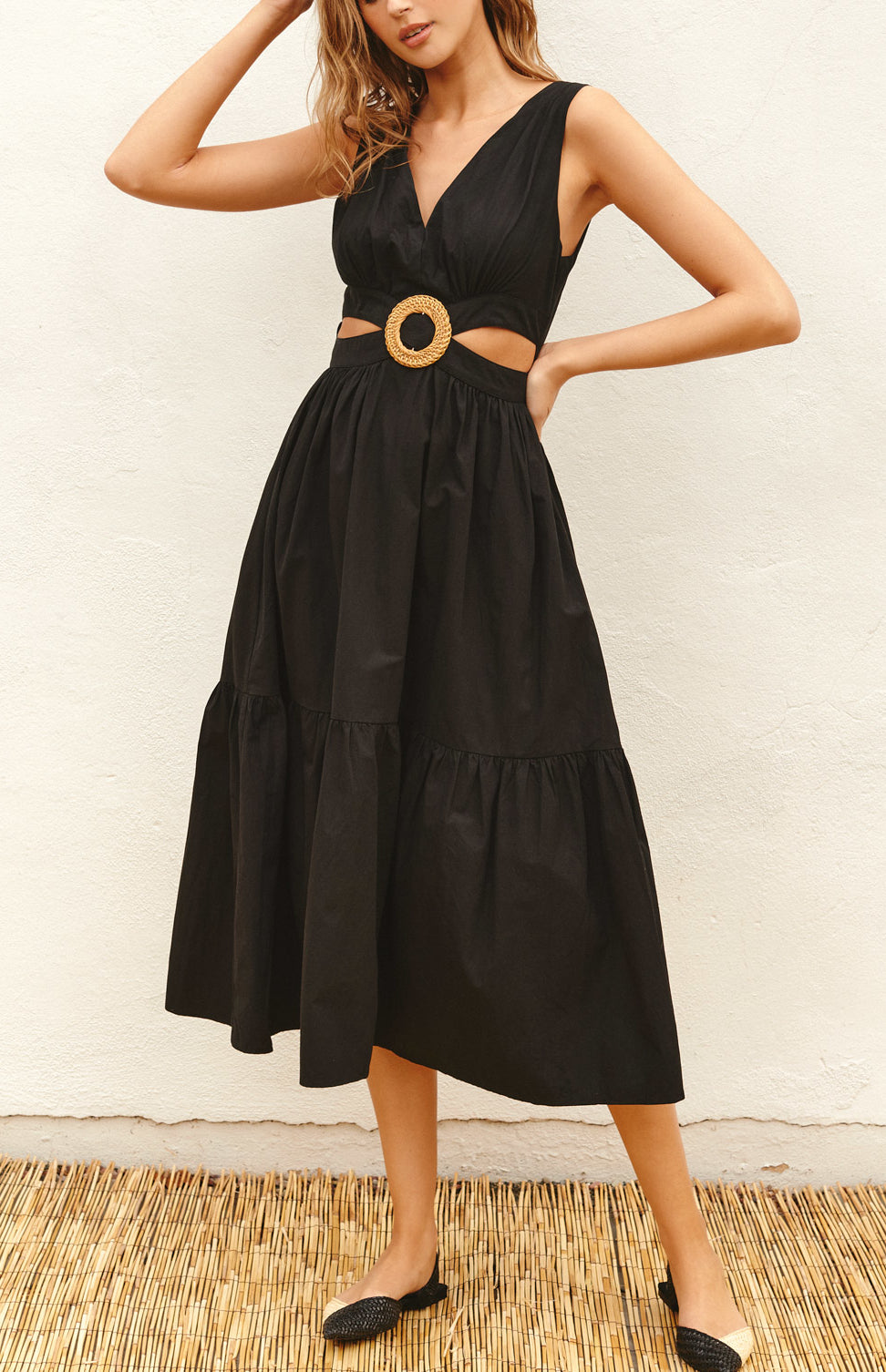 Vestido Midi O Ring
