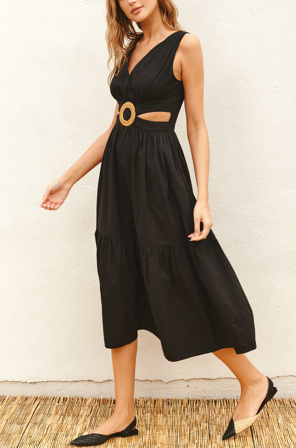 Vestido Midi O Ring