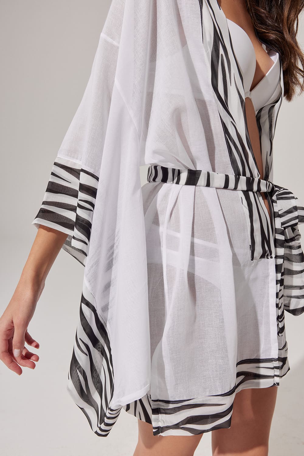 Zebra Kimono Tunic