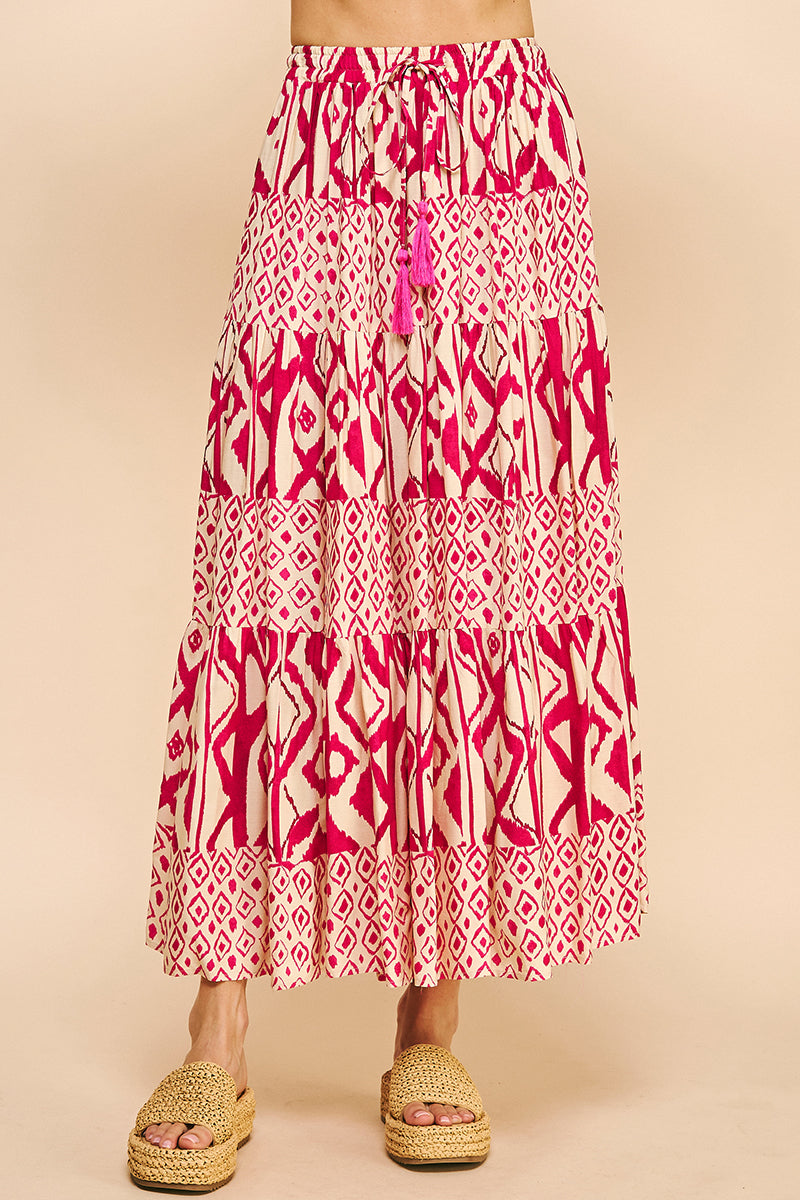 Falda Geo Print