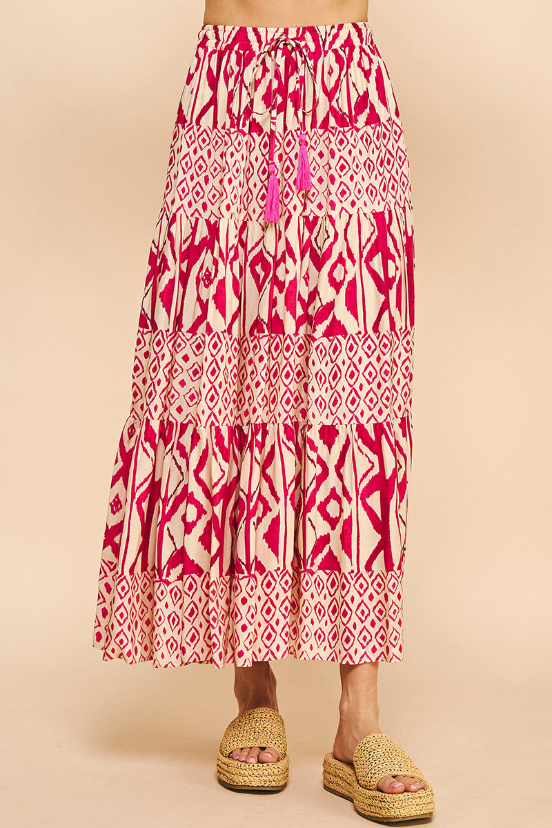 Falda Geo Print