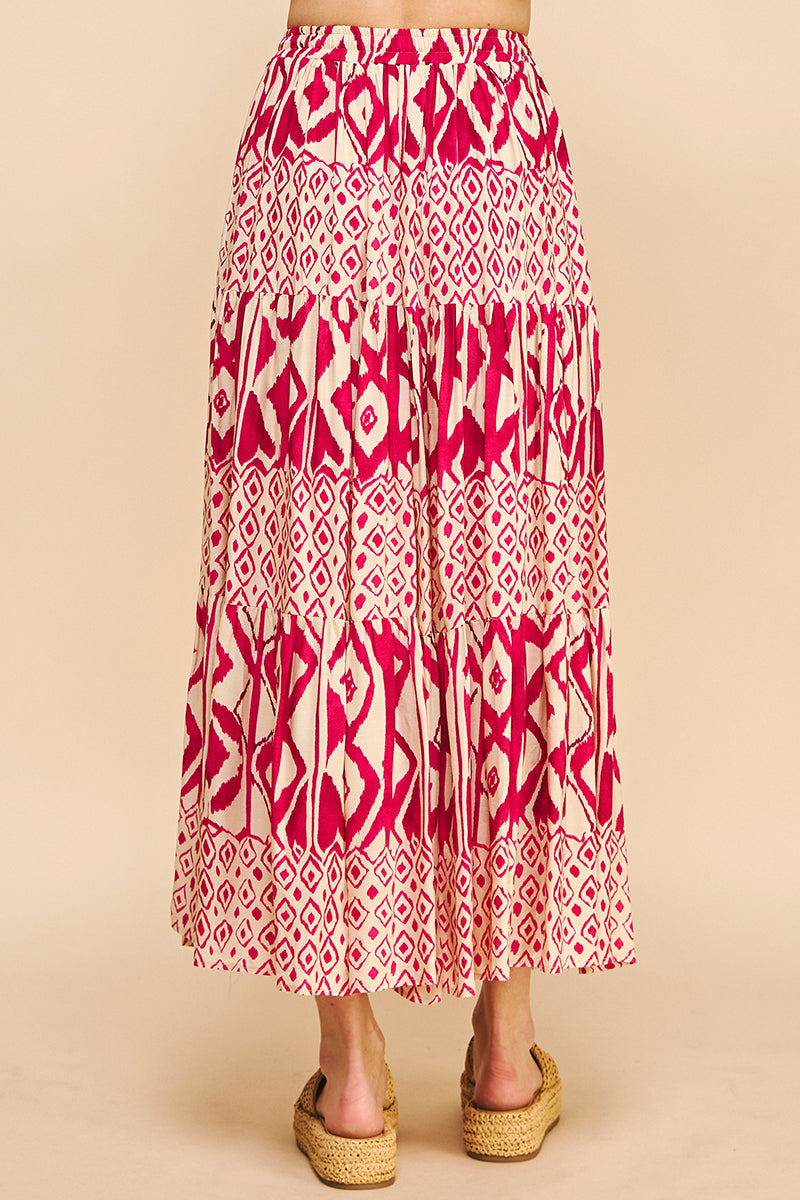 Falda Geo Print
