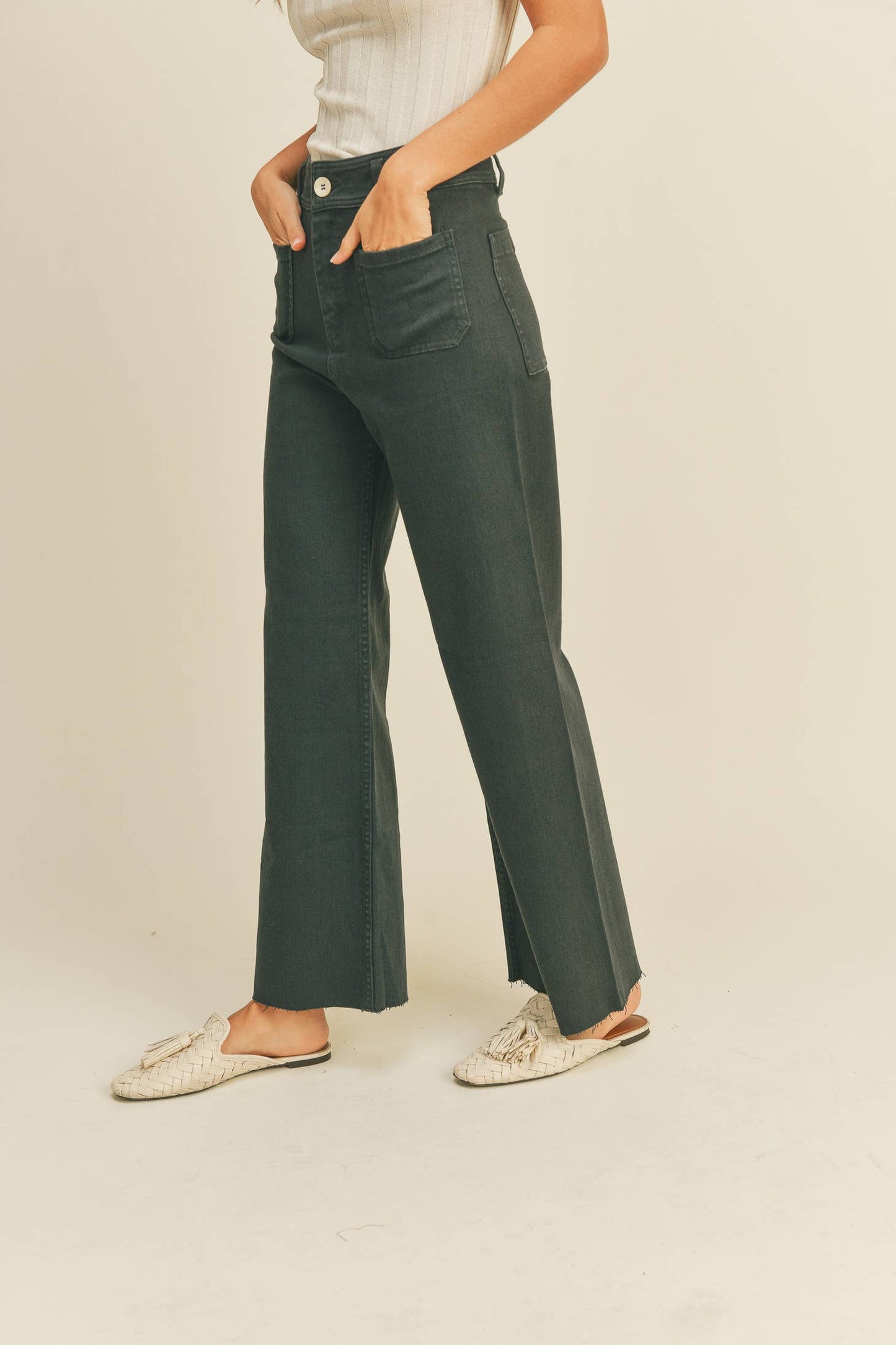 Front Pockets Pants