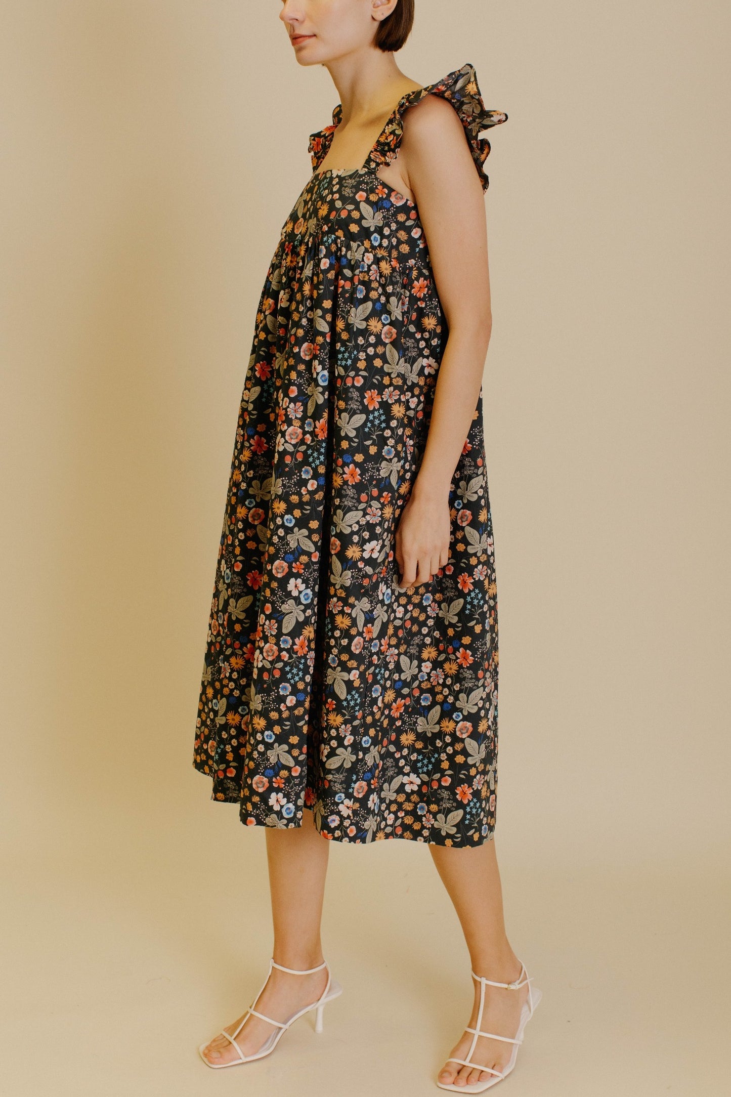 Midnight Floral Dress