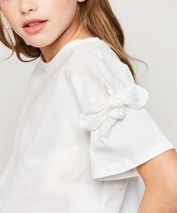 Bow Sleeve Tee Girls
