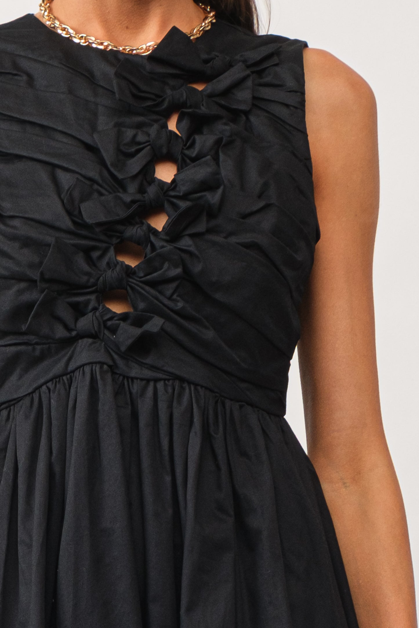 Bow Bow Bow Dress Midi