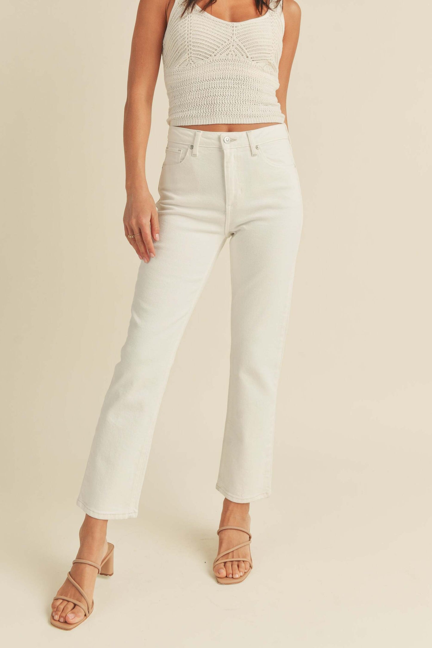 Stretch Straight Jeans