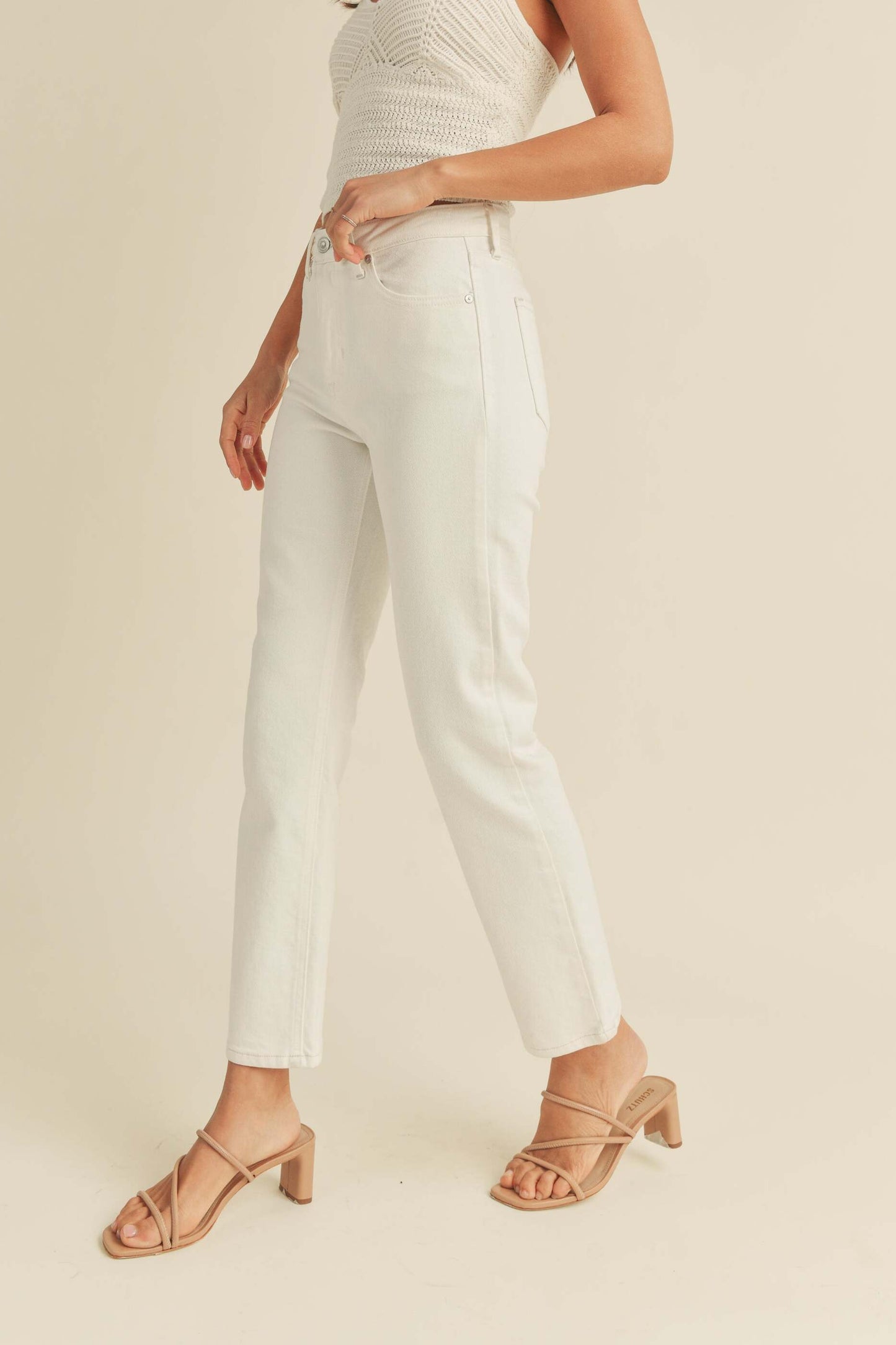 Stretch Straight Jeans