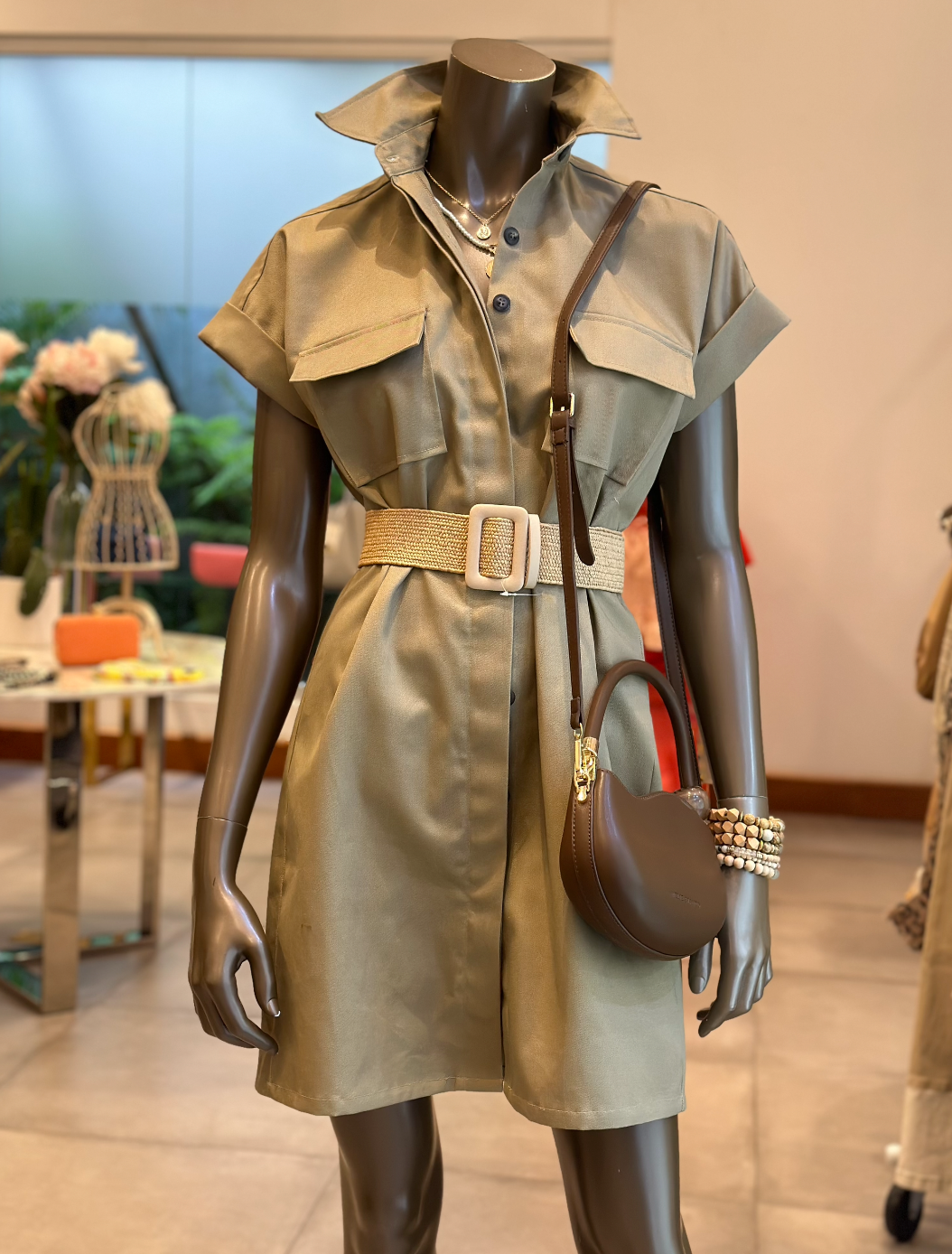 Vestido Safari