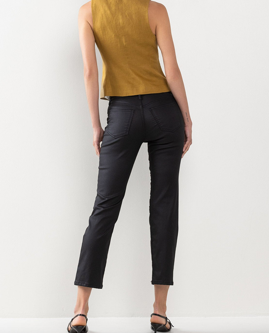 Medium Rise Black Jeans