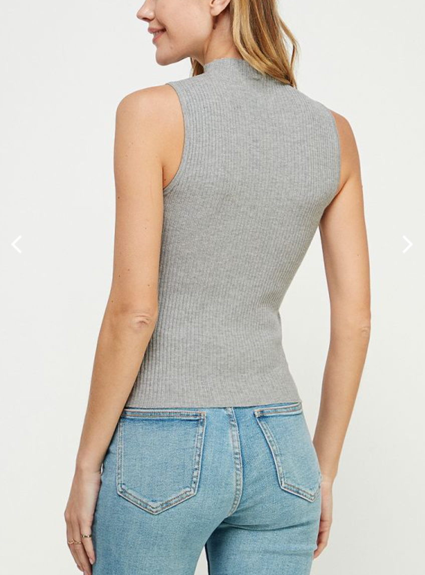 Low Mock Neck Top
