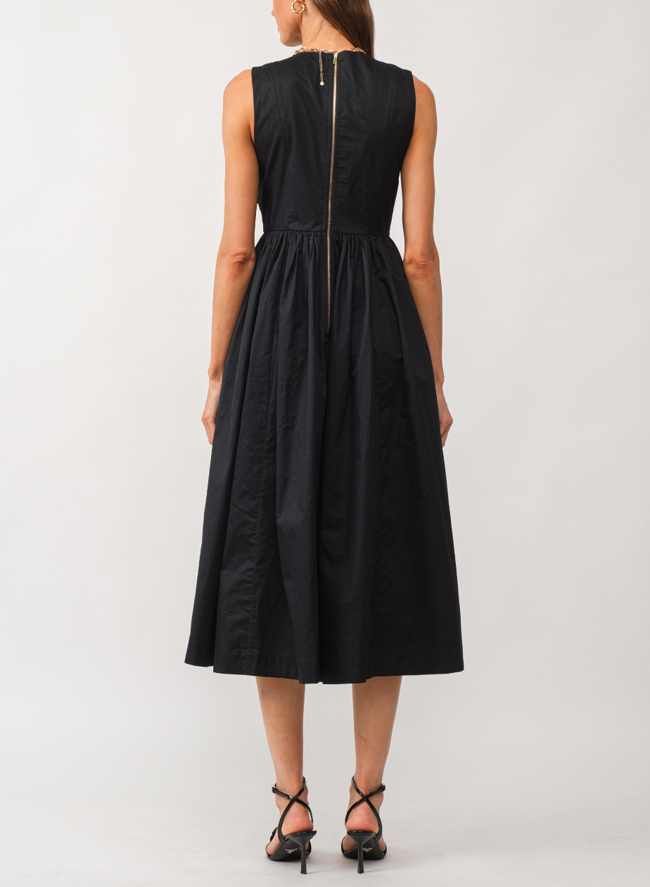 Bow Bow Bow Dress Midi