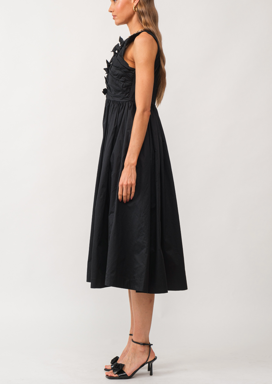 Bow Bow Bow Dress Midi
