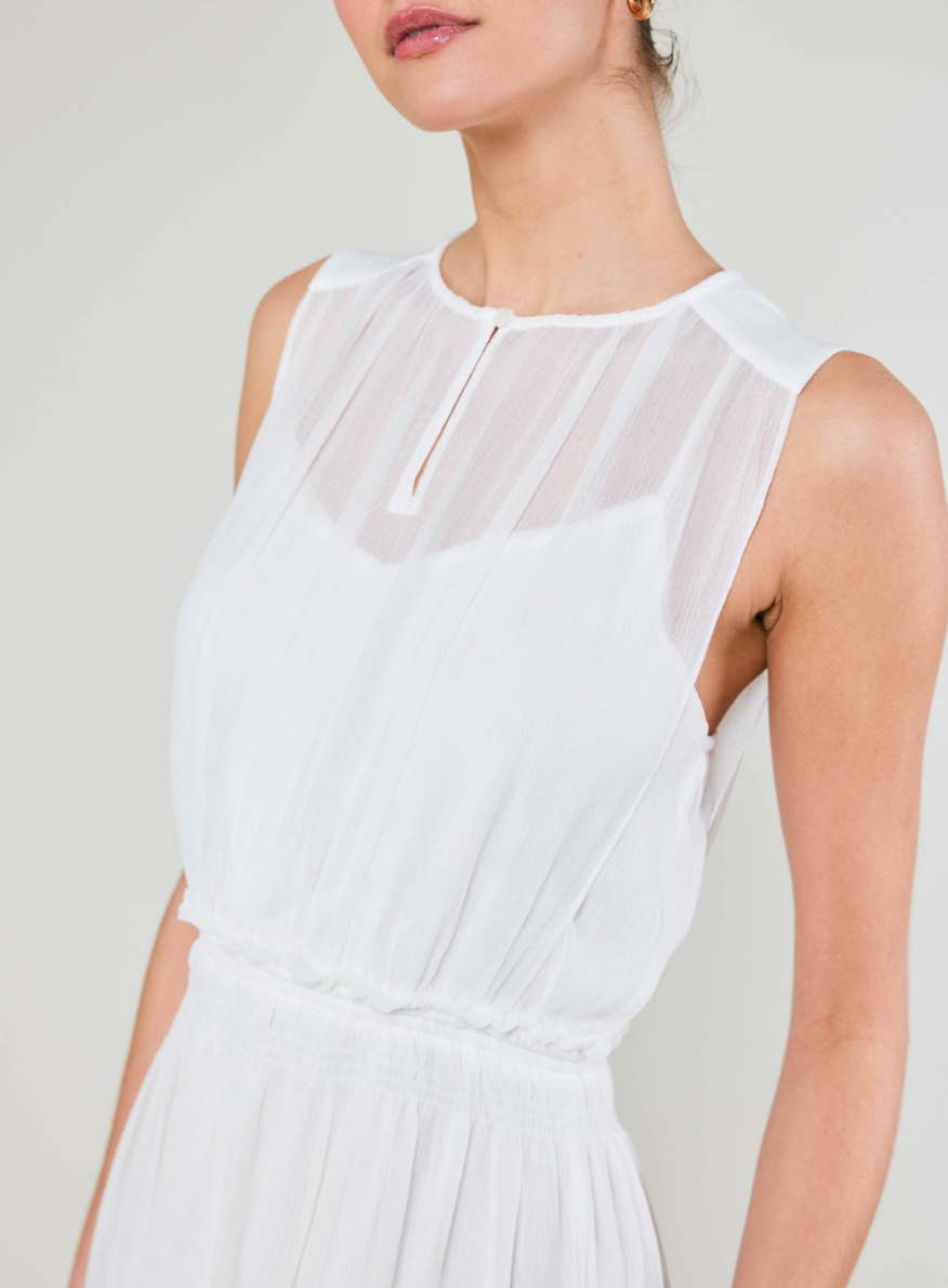 Vestido Sheer White