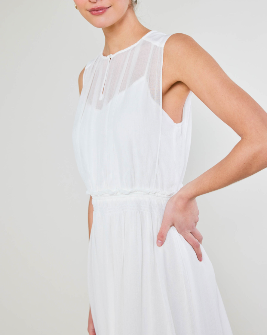 Vestido Sheer White
