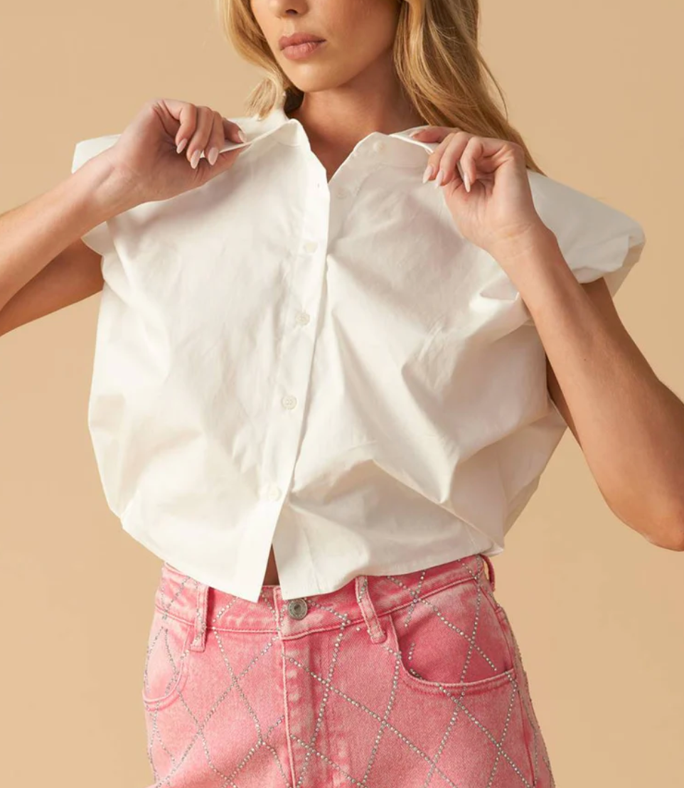 Blusa Puff Shoulder