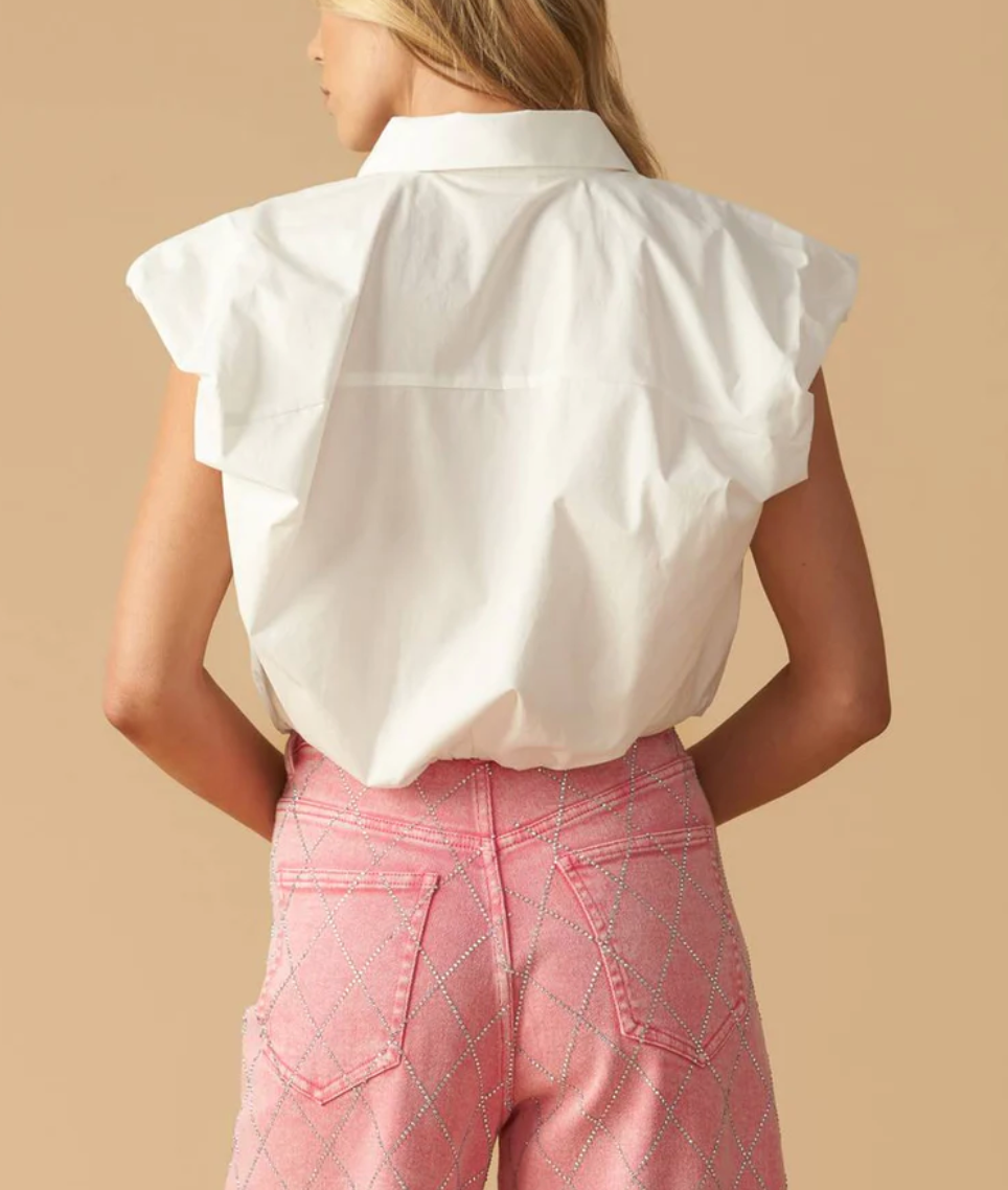 Blusa Puff Shoulder