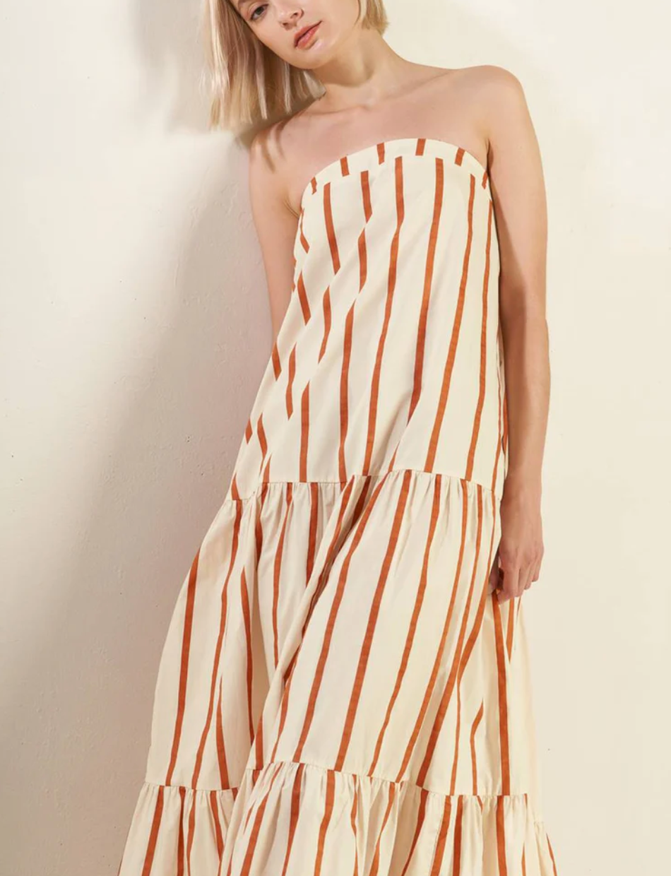 Vestido Rust Stripes