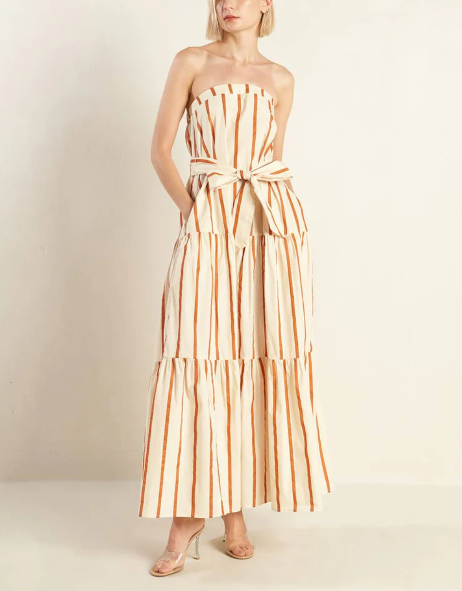 Vestido Rust Stripes