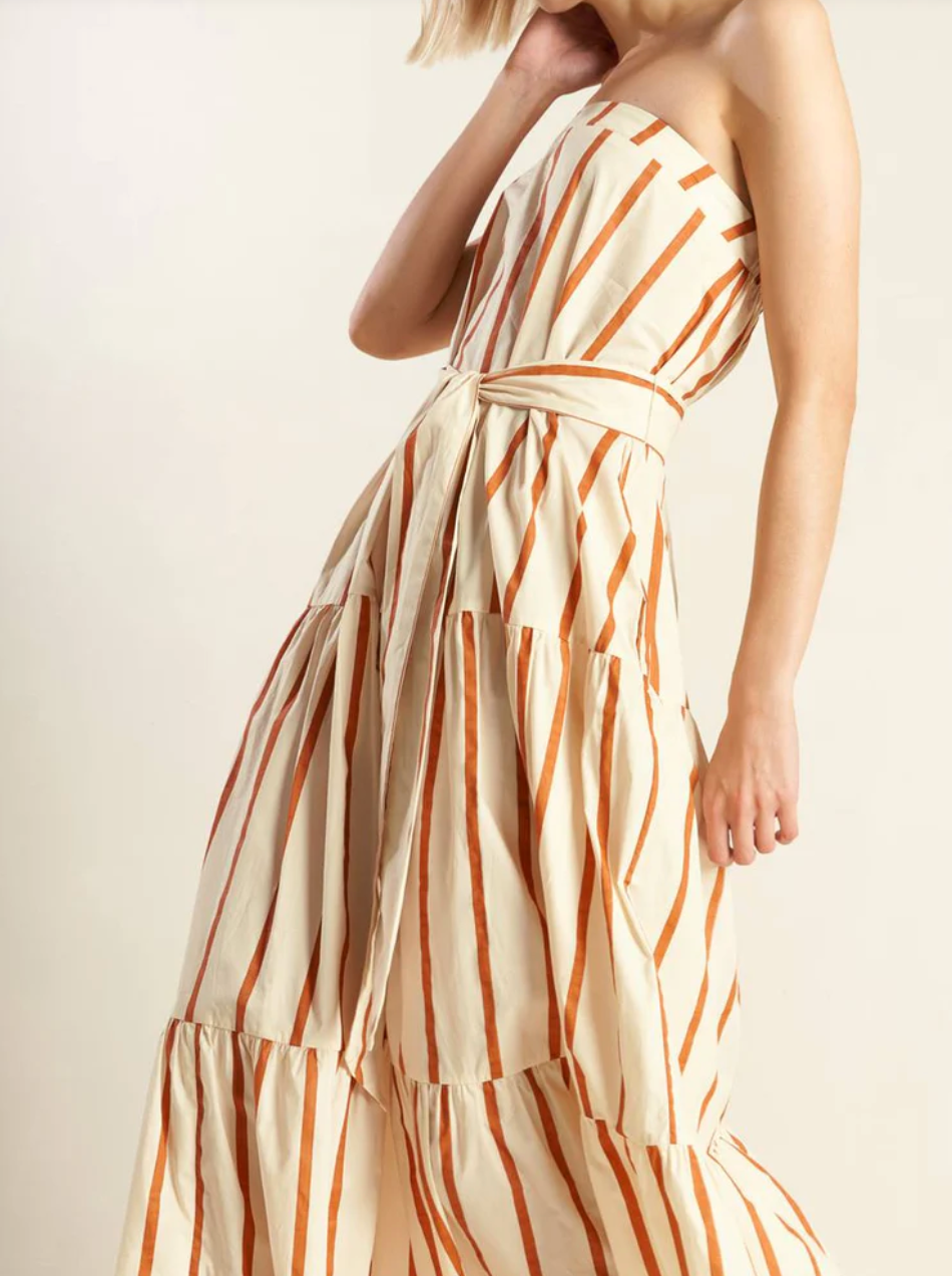 Vestido Rust Stripes