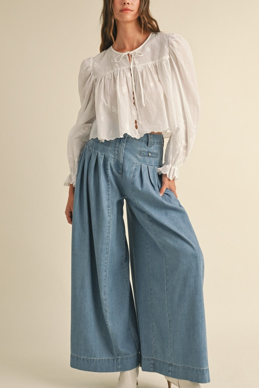 Balloon Sleeve Blouse