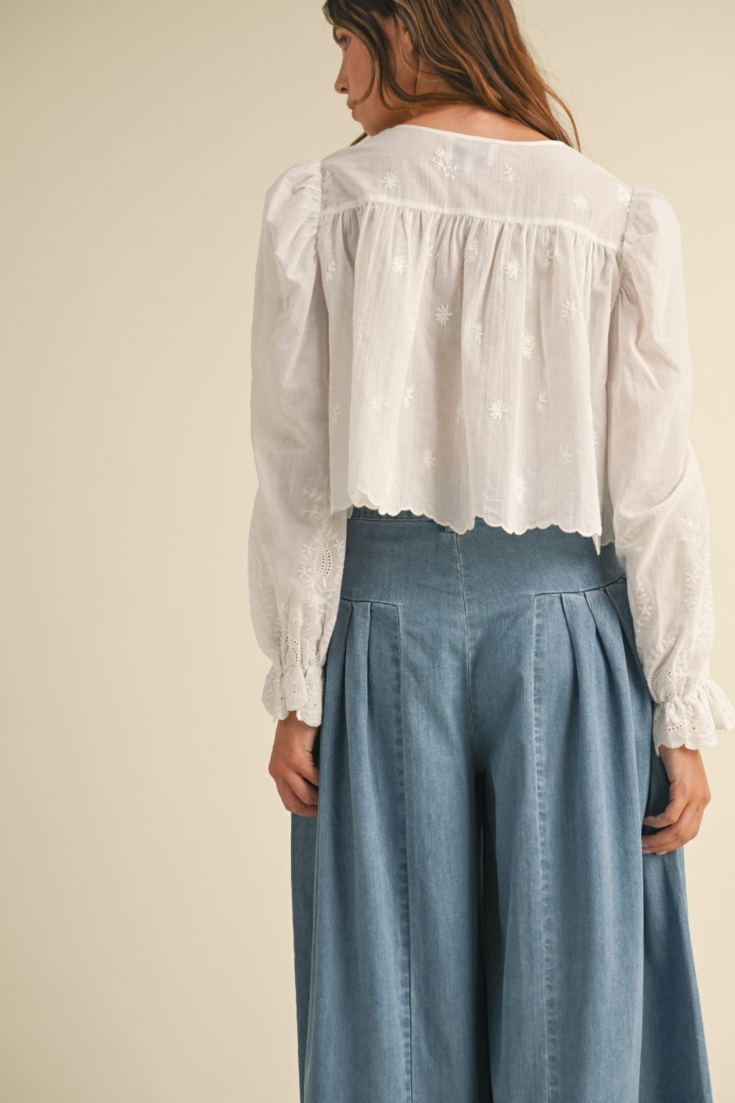 Balloon Sleeve Blouse