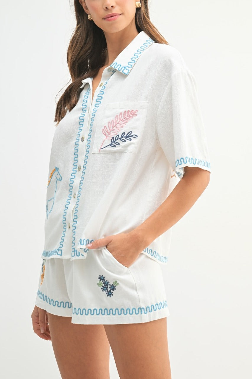 Conjunto Horse Shirt+Short