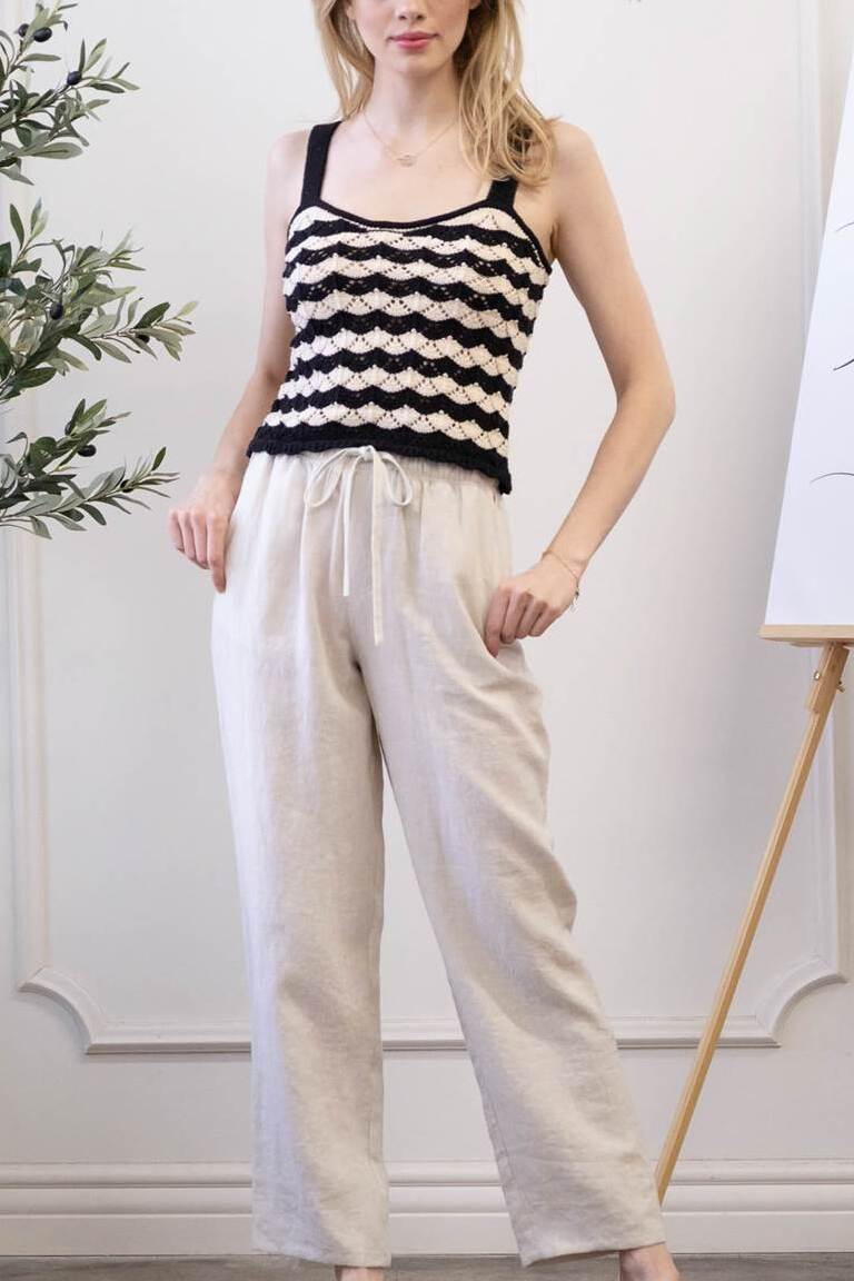 Pattern Knit Top