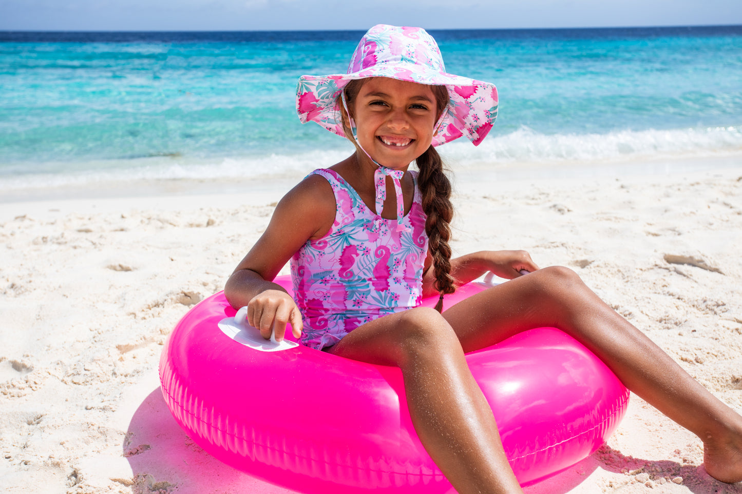 Traje de Baño 'Sea Horse' Ruffle Kids