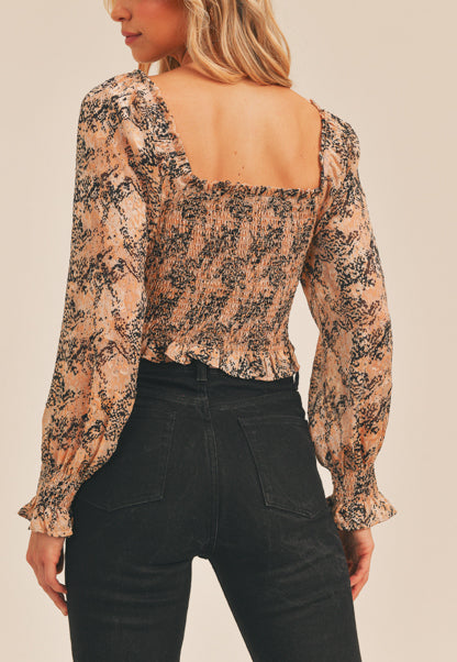 Annette Crop Blouse