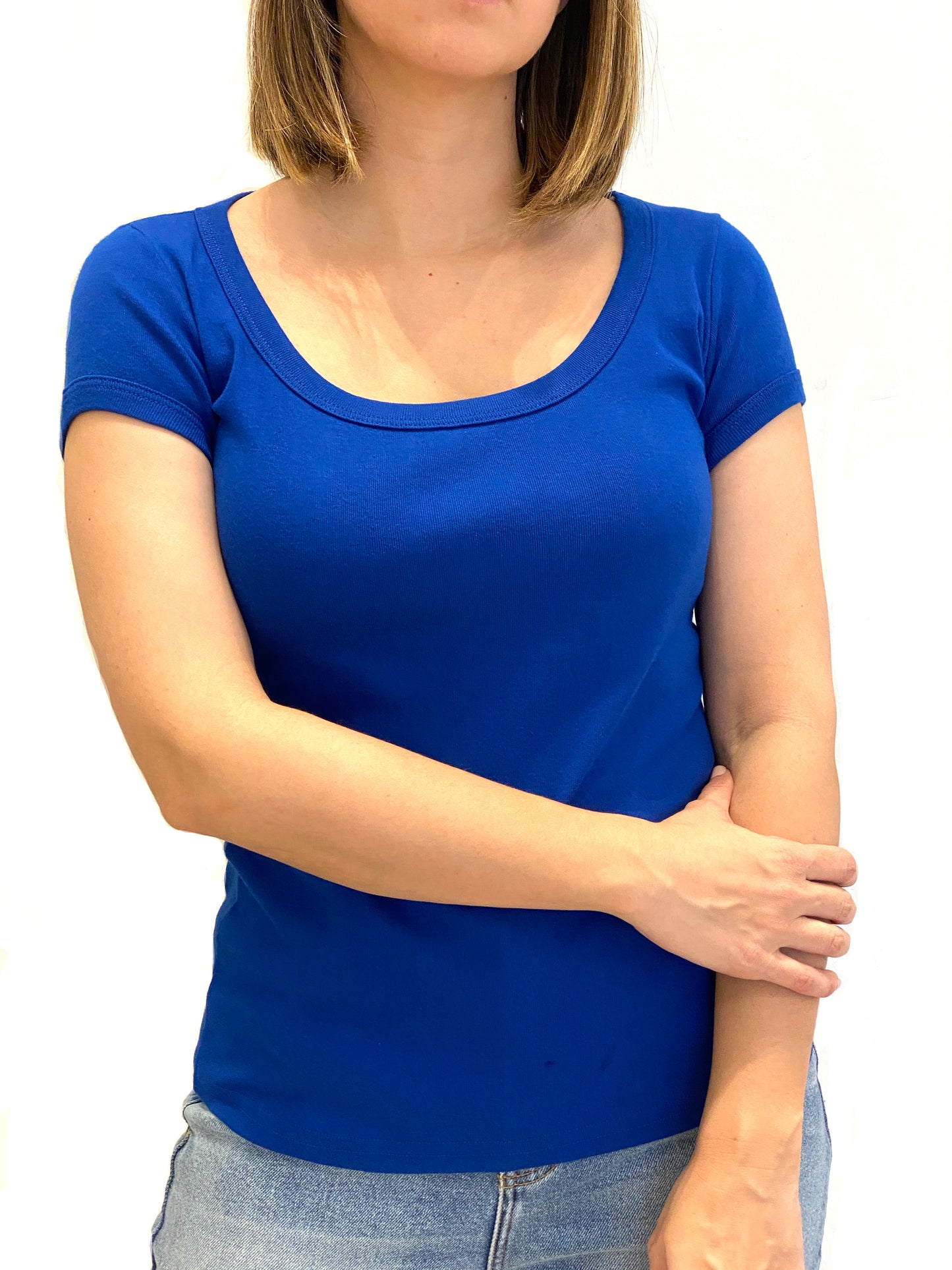 Top Deep Neck Algodón
