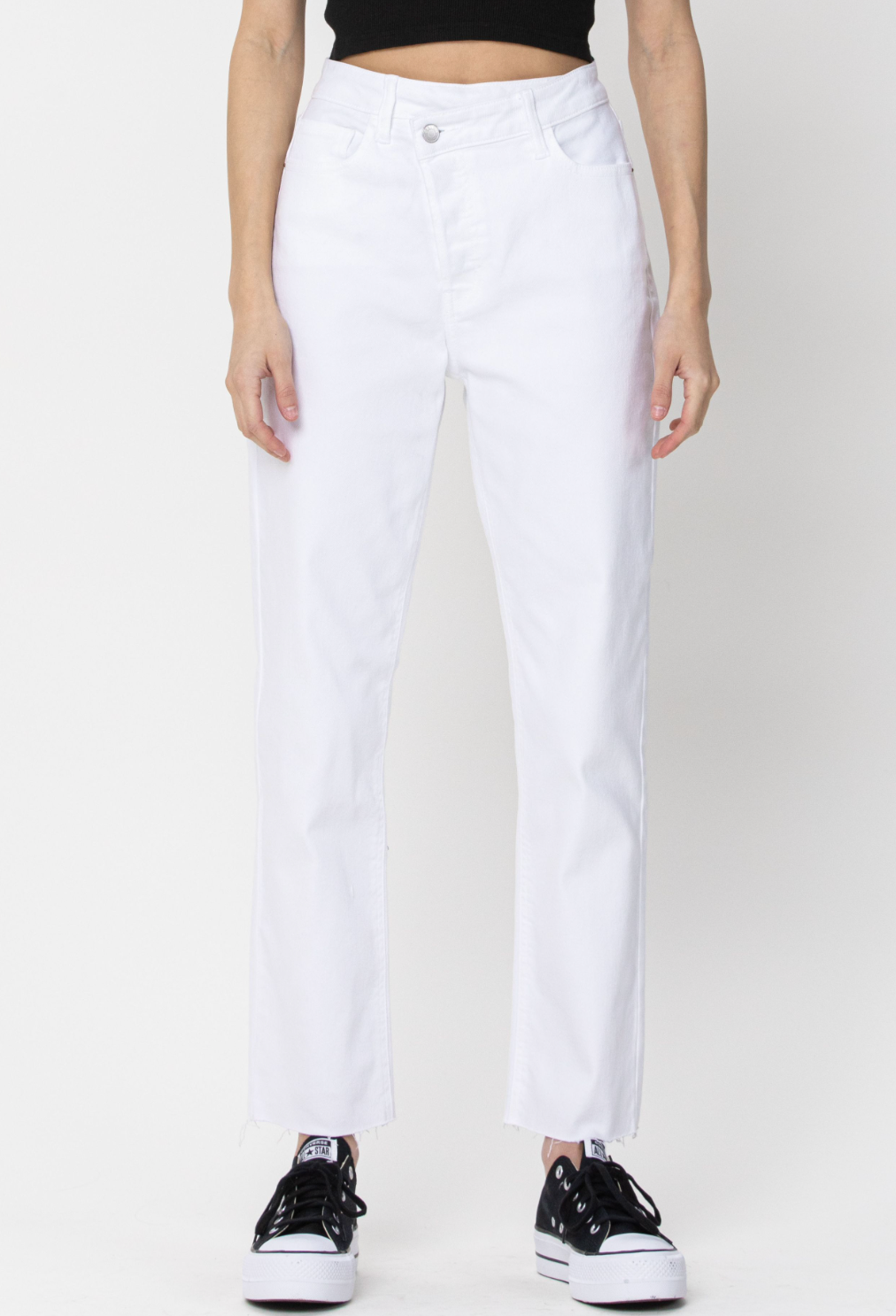 Straight Fit Cross Fly Jeans
