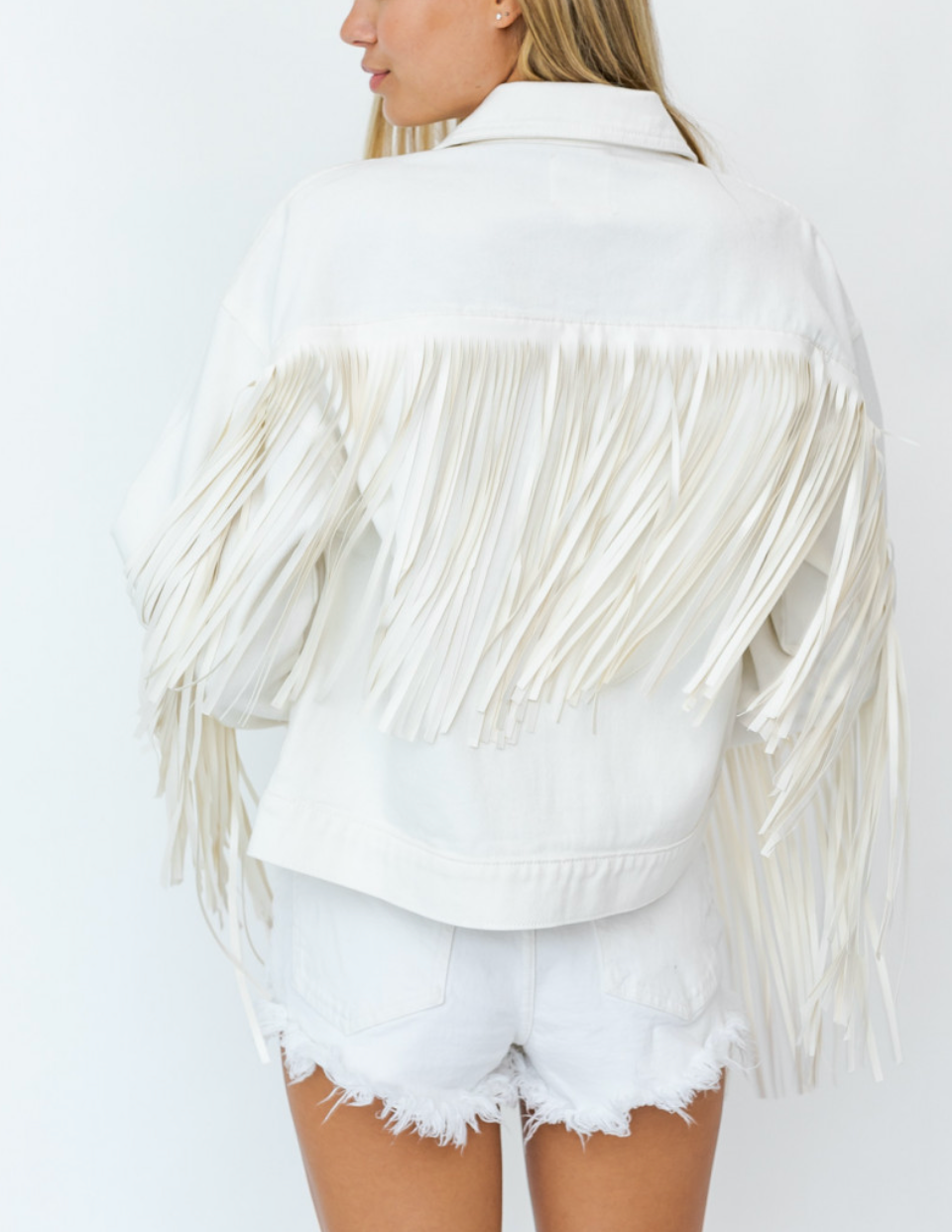 Fringe Denim Jacket