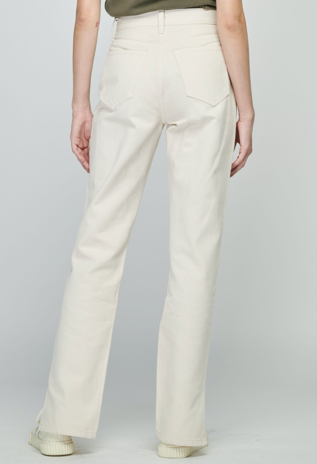 Unbleached Straight Jeans