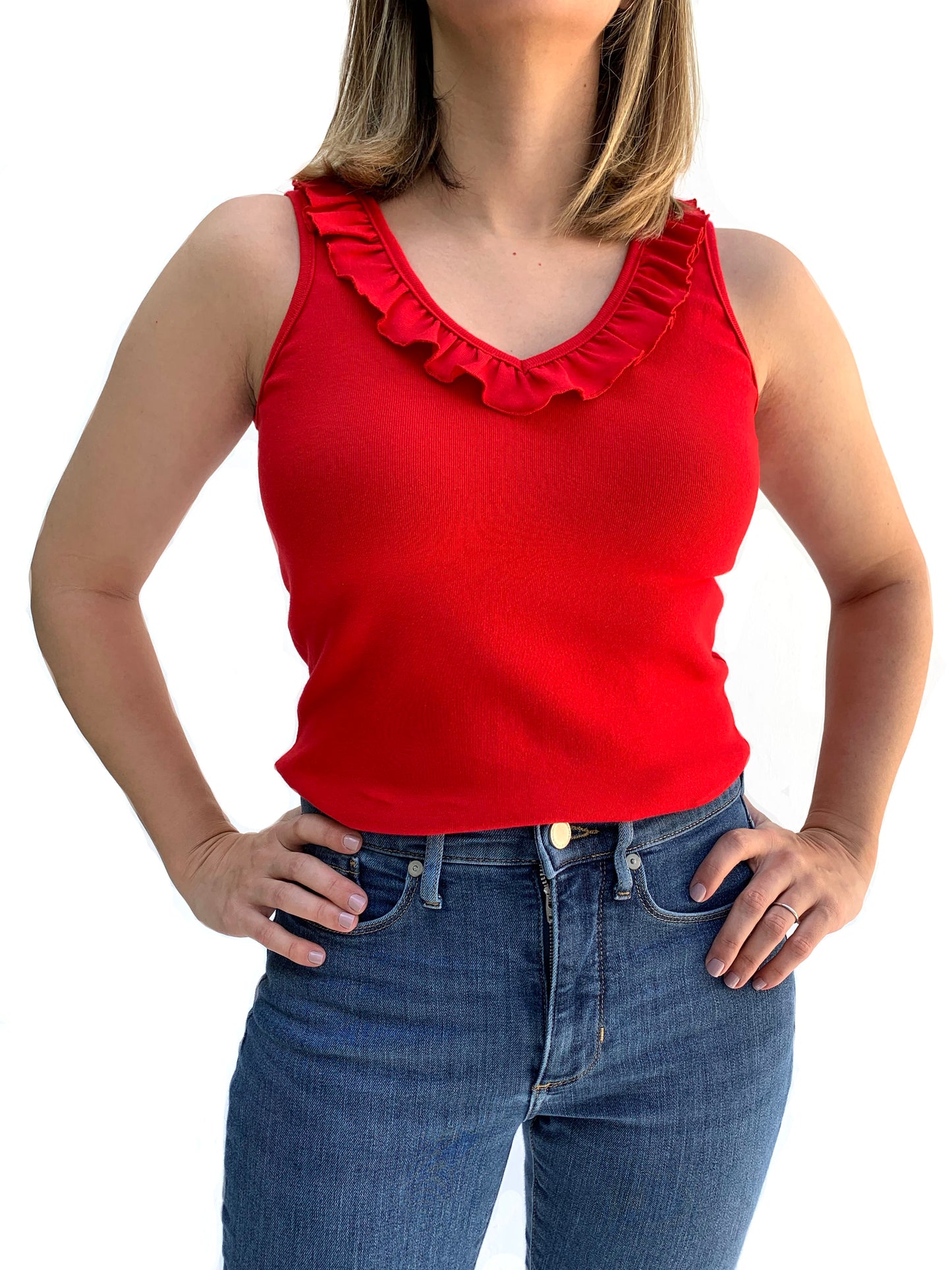 Ruffle Tank Top