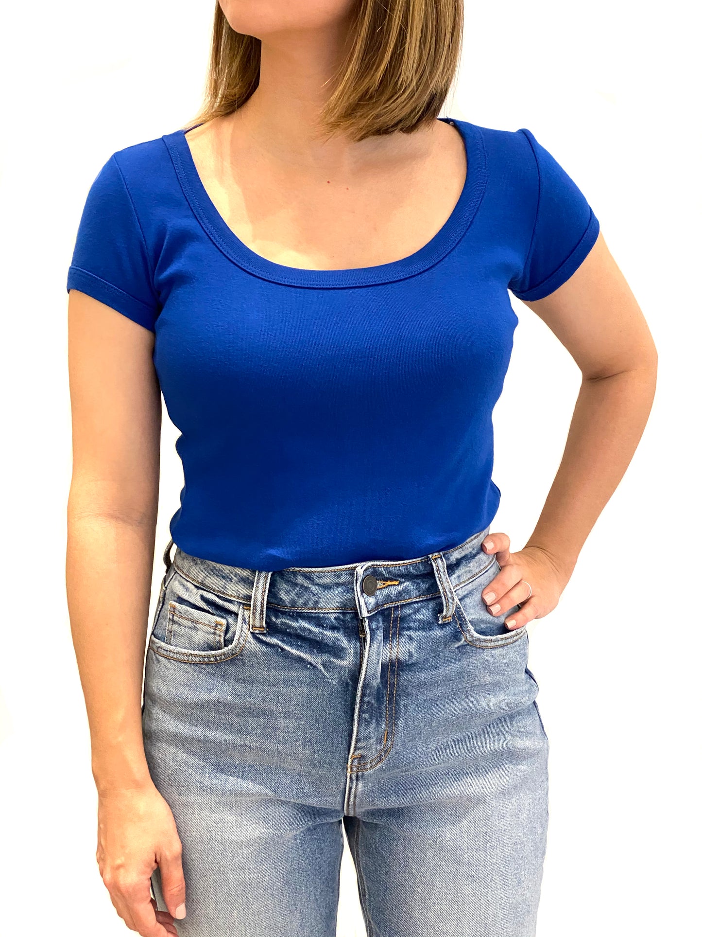 Top Deep Neck Algodón