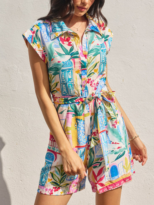 Greece Romper