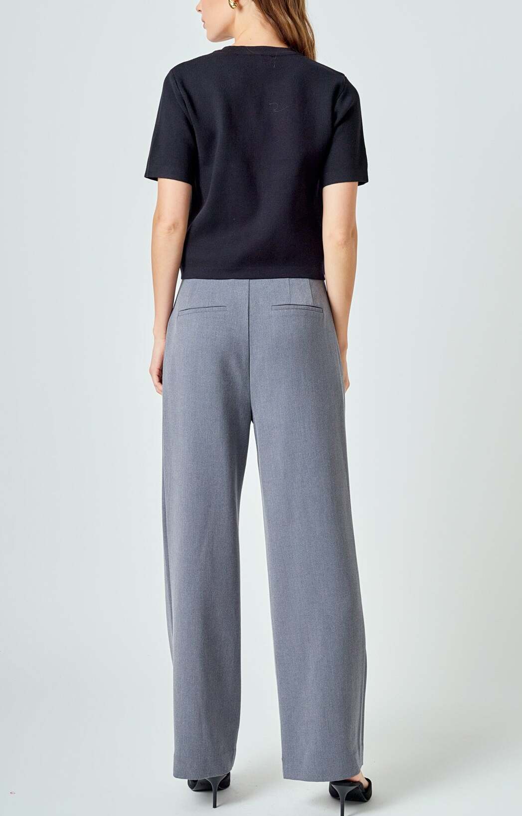 Jewel Button-Up Sweater Top