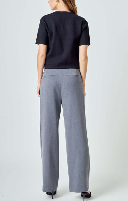 Jewel Button-Up Sweater Top