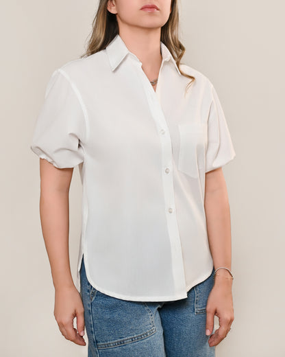 Camisa Mangas Bubble