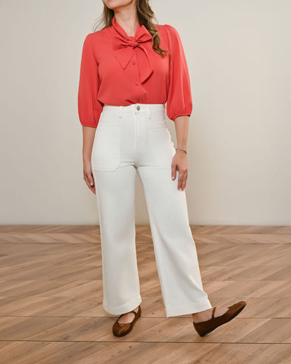 Blusa Bow Frame