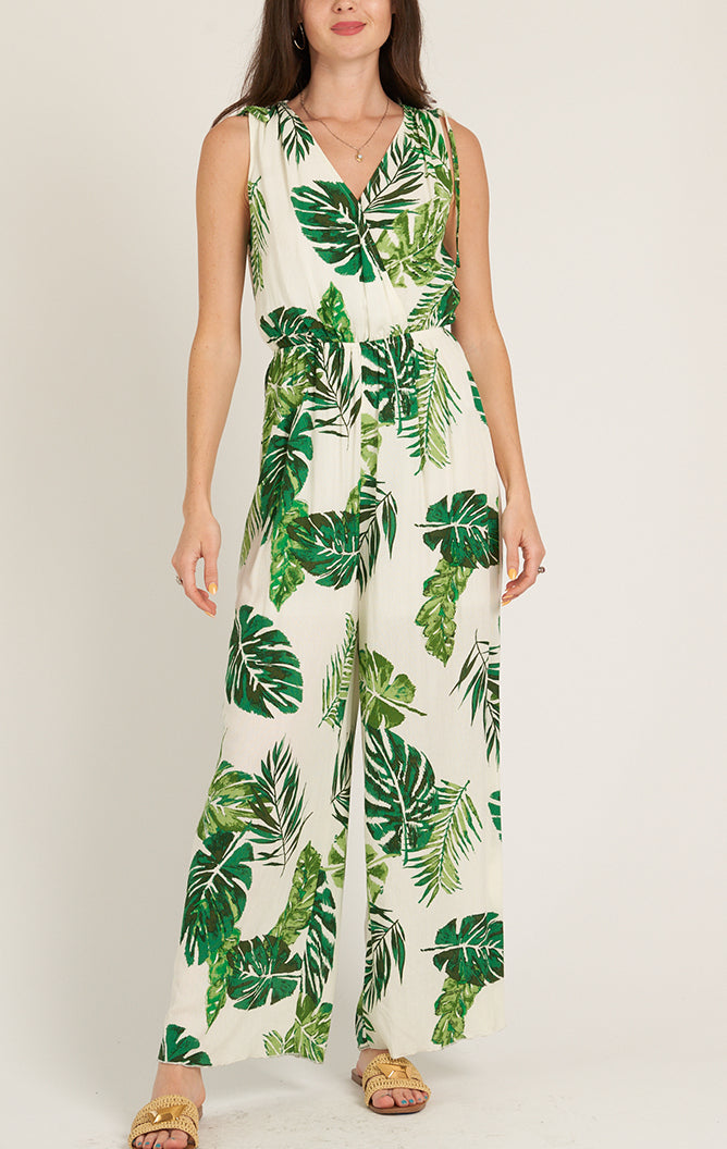 Palm Leaves Jumpsuit