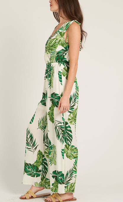 Palm Leaves Jumpsuit