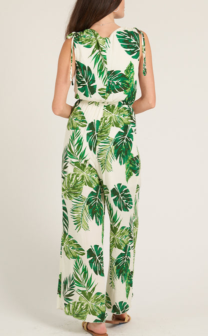 Palm Leaves Jumpsuit