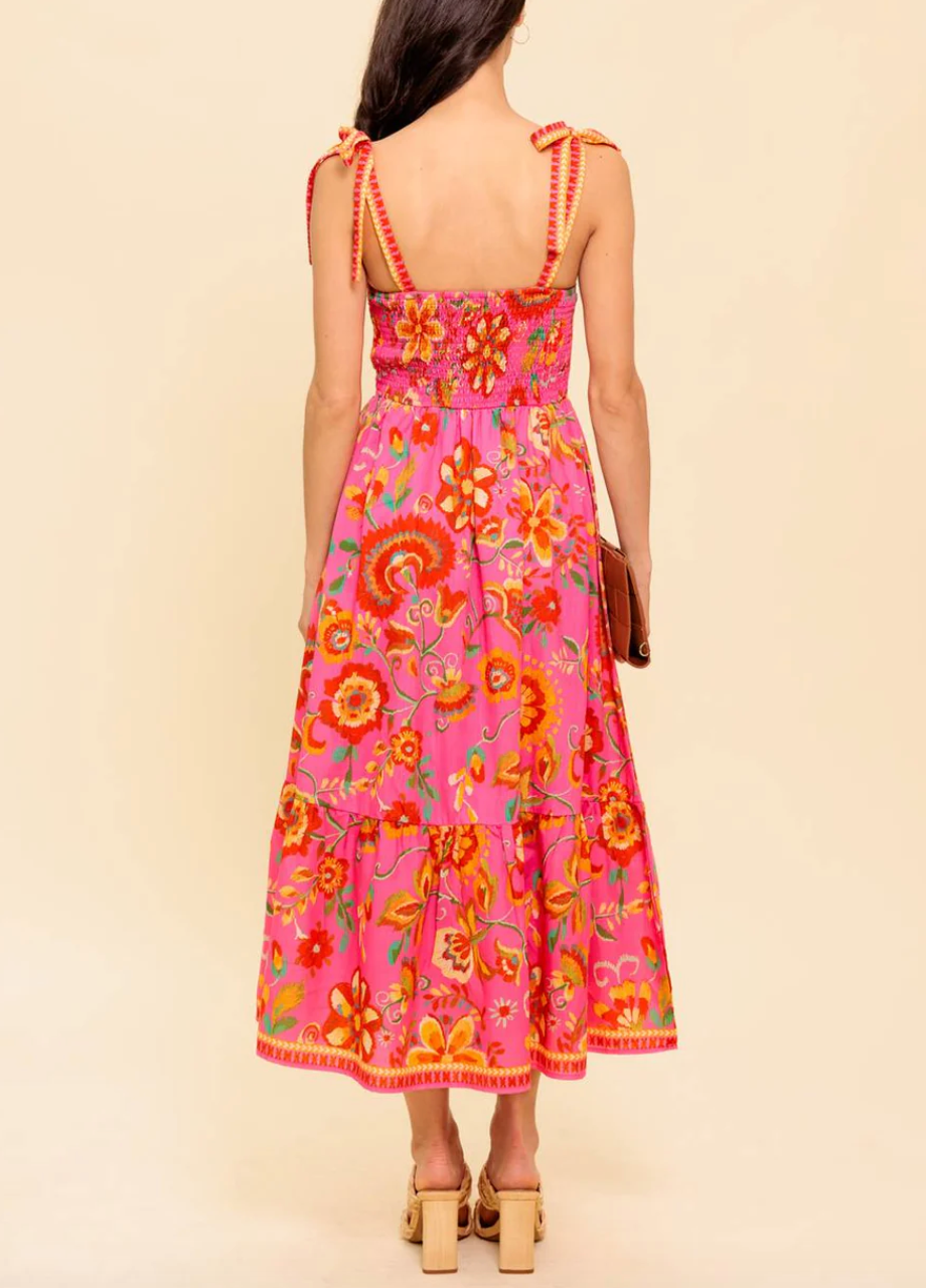 Vestido Pink Garden