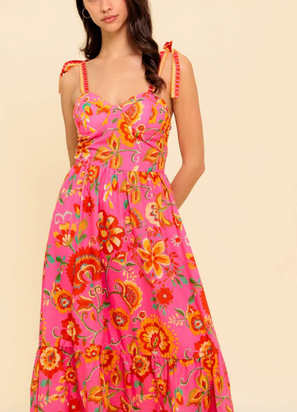 Vestido Pink Garden