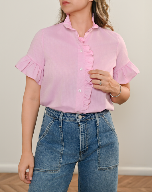 Camisa Femme Ruffles
