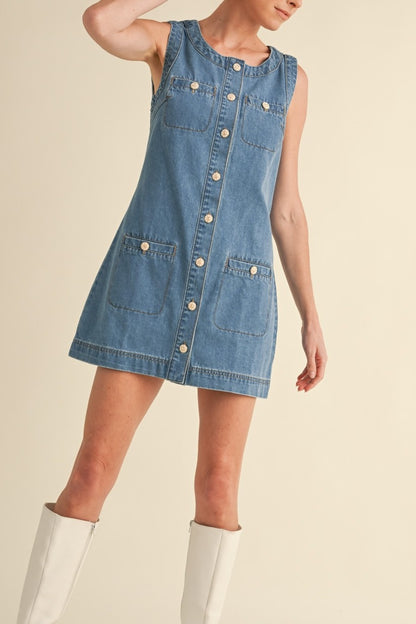 Denim Mini Dress