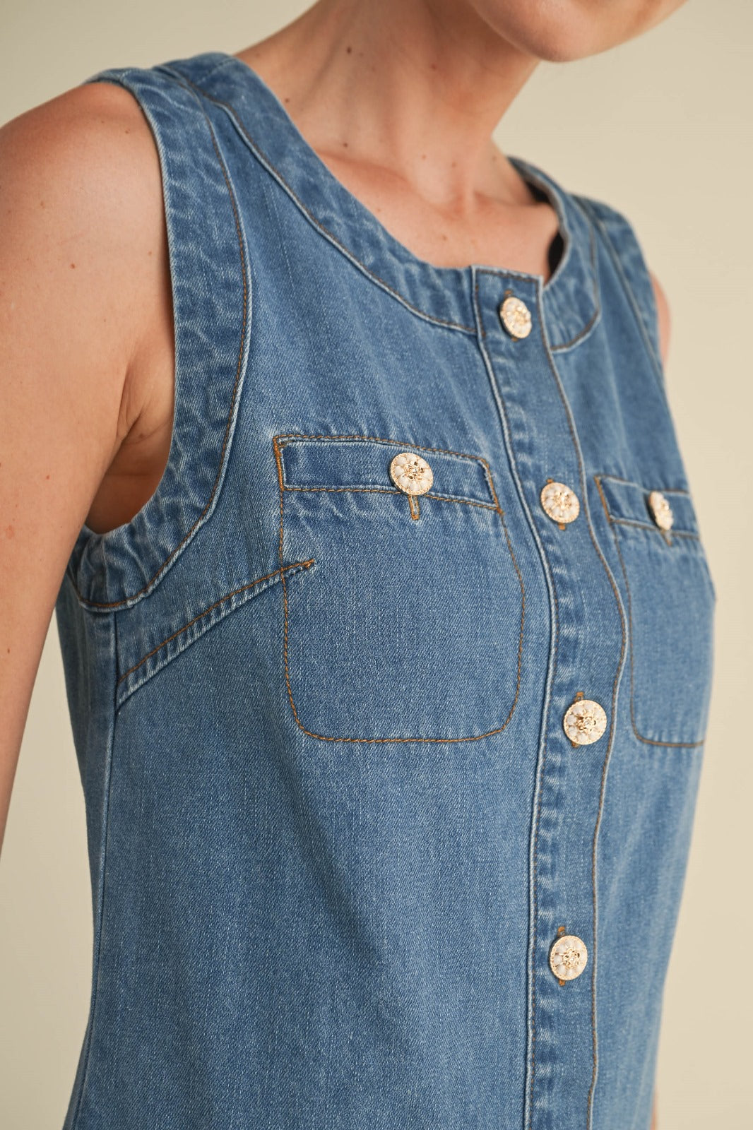 Denim Mini Dress